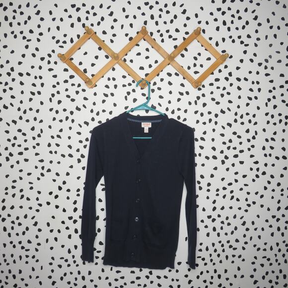 Cat & Jack Other - Cat & Jack Navy V-Neck Girls School Uniform Cardigan